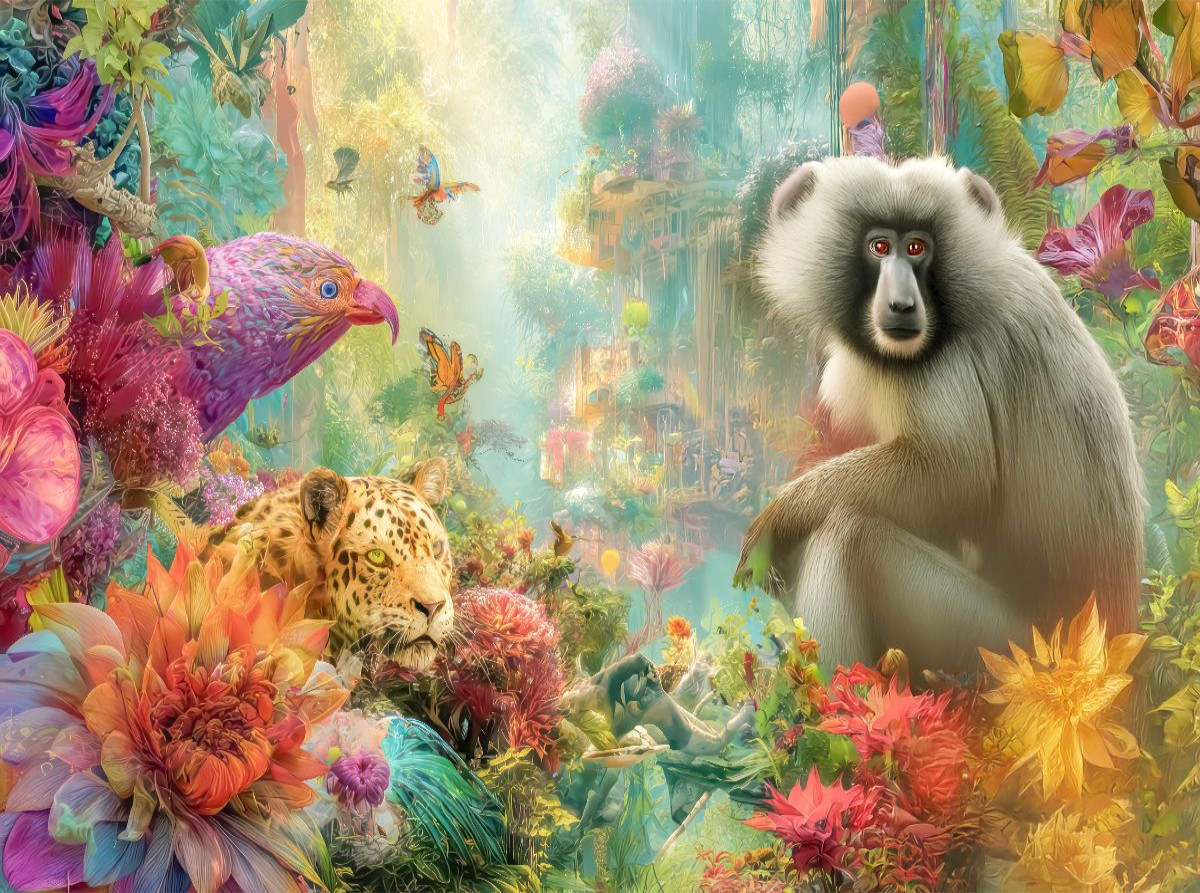 Créatures animales de la jungle