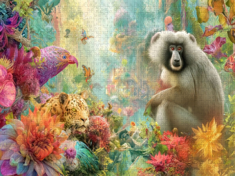 Créatures animales de la jungle