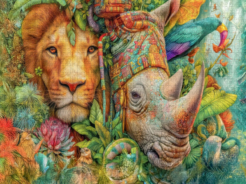 Créatures animales de la jungle
