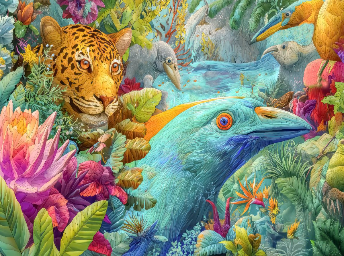 Créatures animales de la jungle