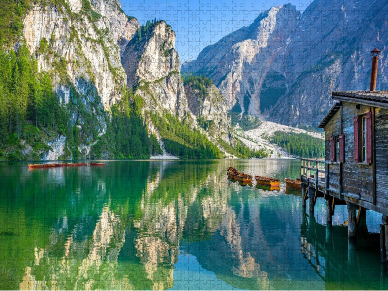 Pragser Wildsee - Spiegelungen am frühen Morgen