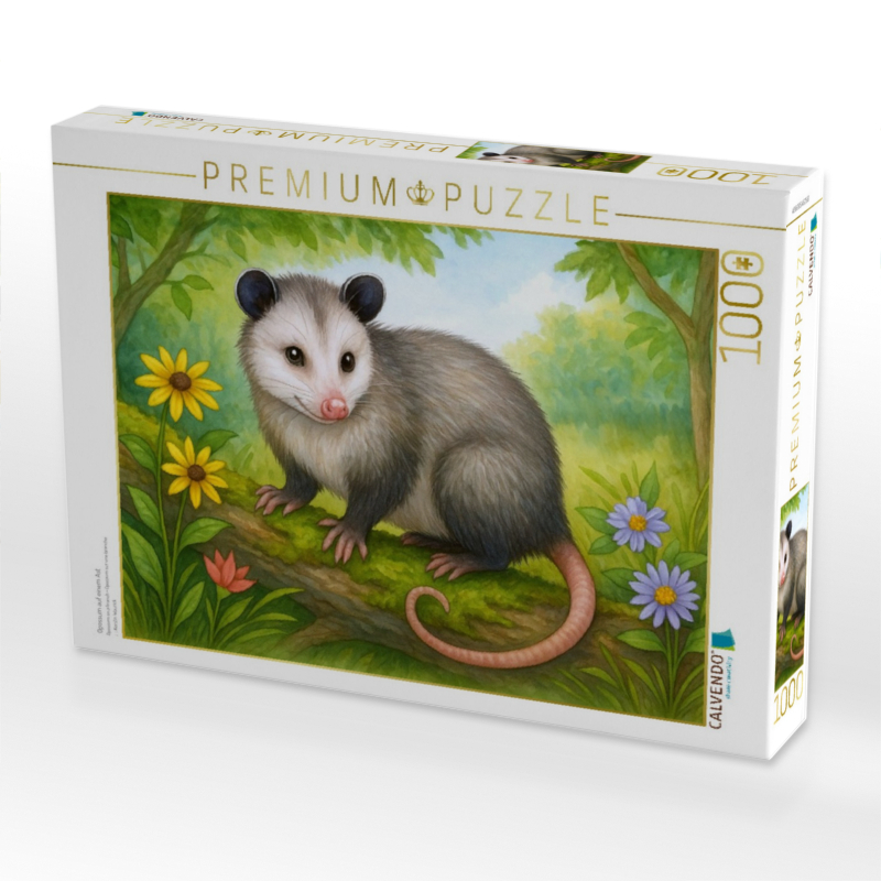 Opossum auf einem Ast