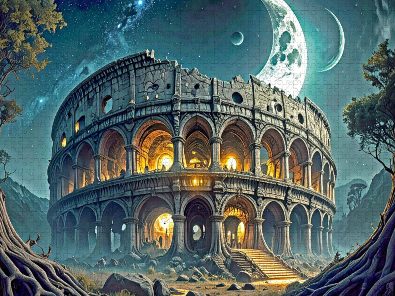 Das Amphitheater der Aeon-Auen