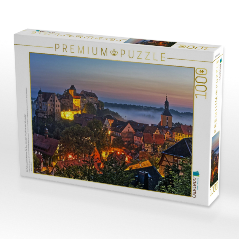 Ein Motiv aus dem Kalender Die Burg Hohnstein im Licht der vier Jahreszeiten