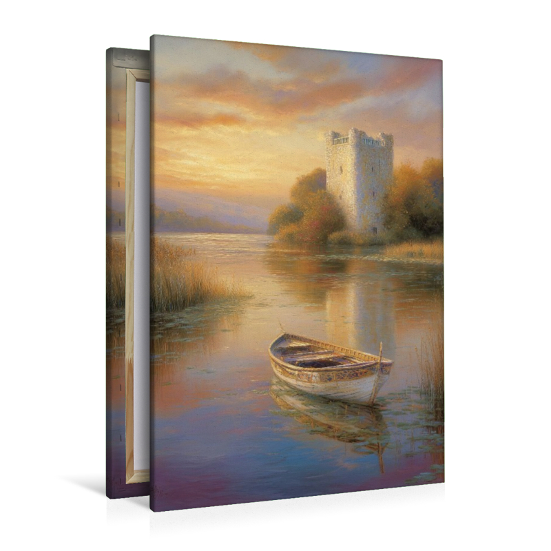 Turm am herbstlichen See