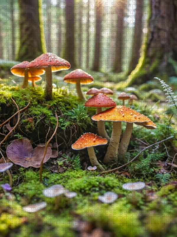 Pilzvielfalt im Waldlicht