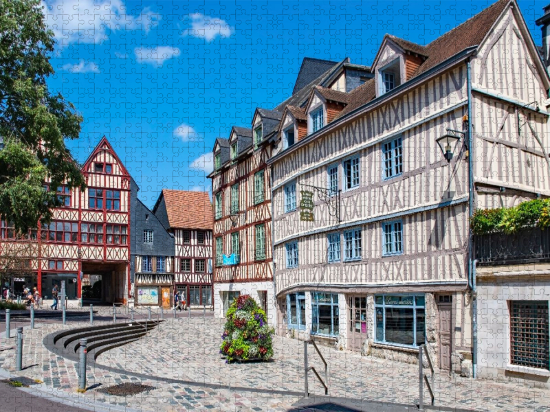 Fachwerkhäuser in Rouen