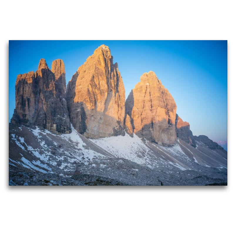 Sonnenaufgang an den Drei Zinnen