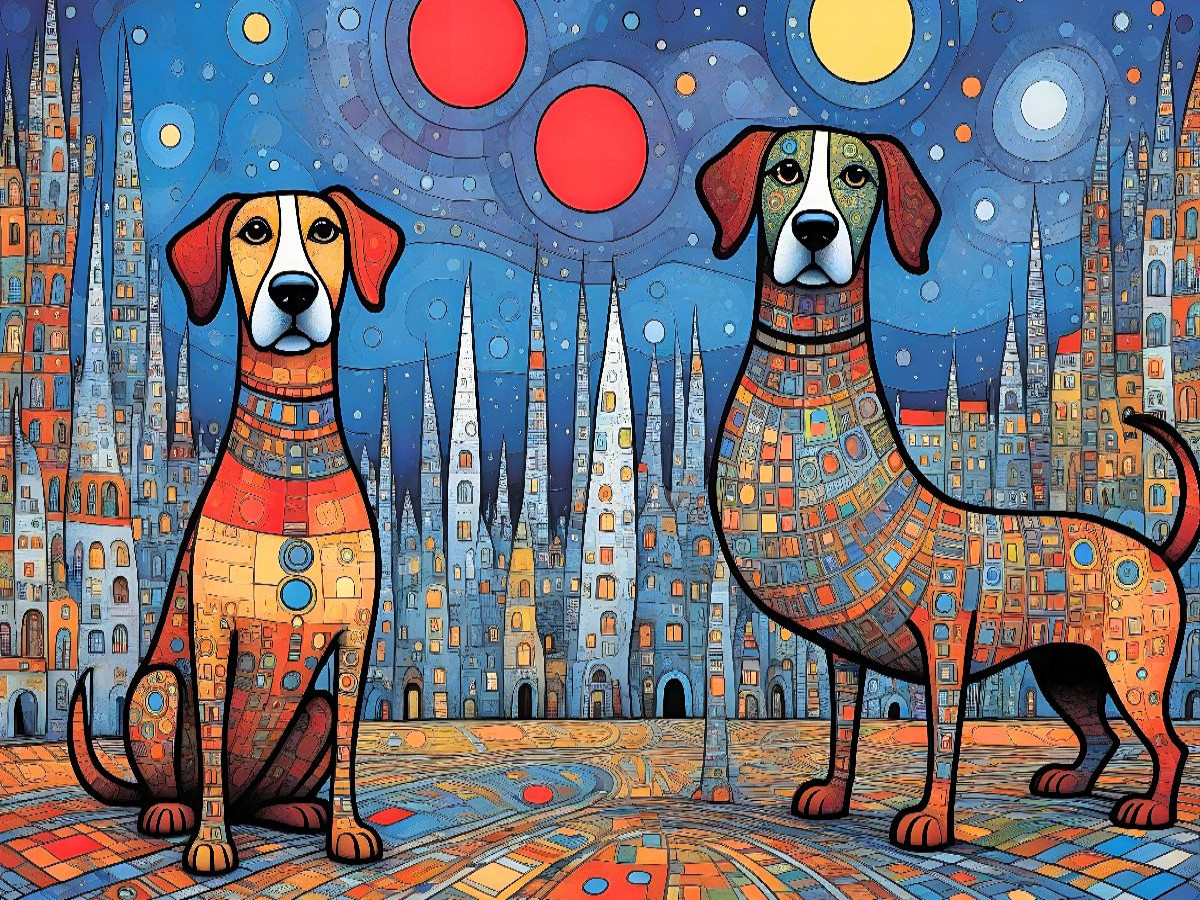 Bunte Hunde - perfekt unperfekt