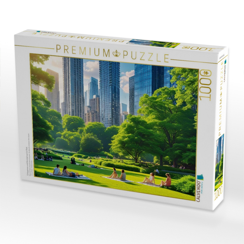 Entspannen und Durchatmen im Park