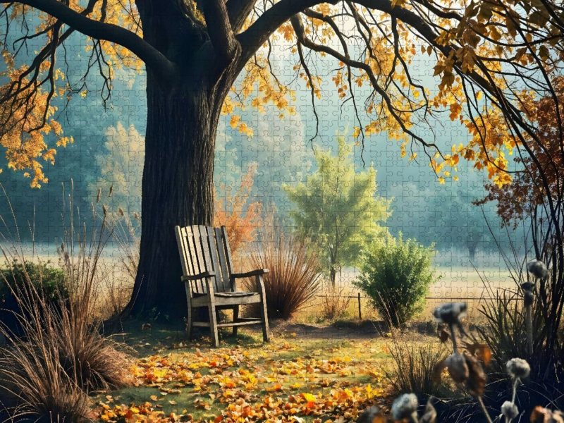 Novemberruhe im alten Garten