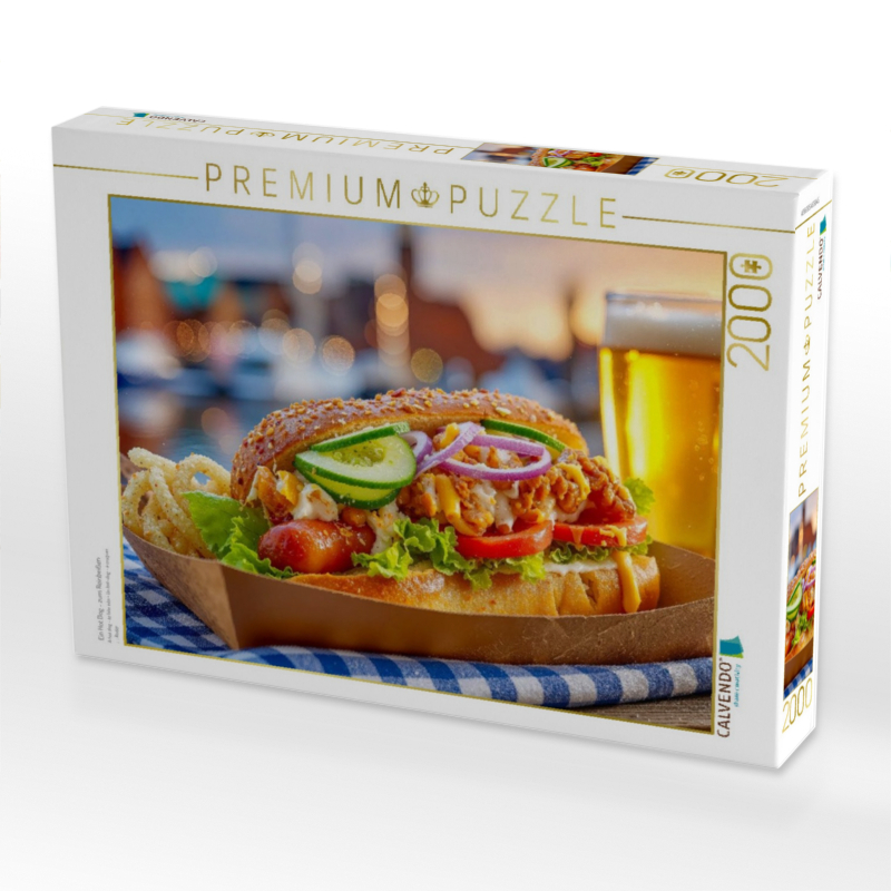 Ein Hot Dog - zum Reinbeißen