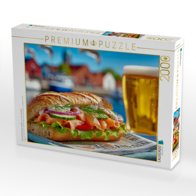 Etwas Skandinavisches gefällig - ein Lachs-Sandwich