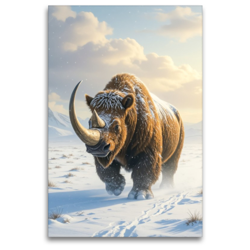 Das Wollnashorn im Eis
