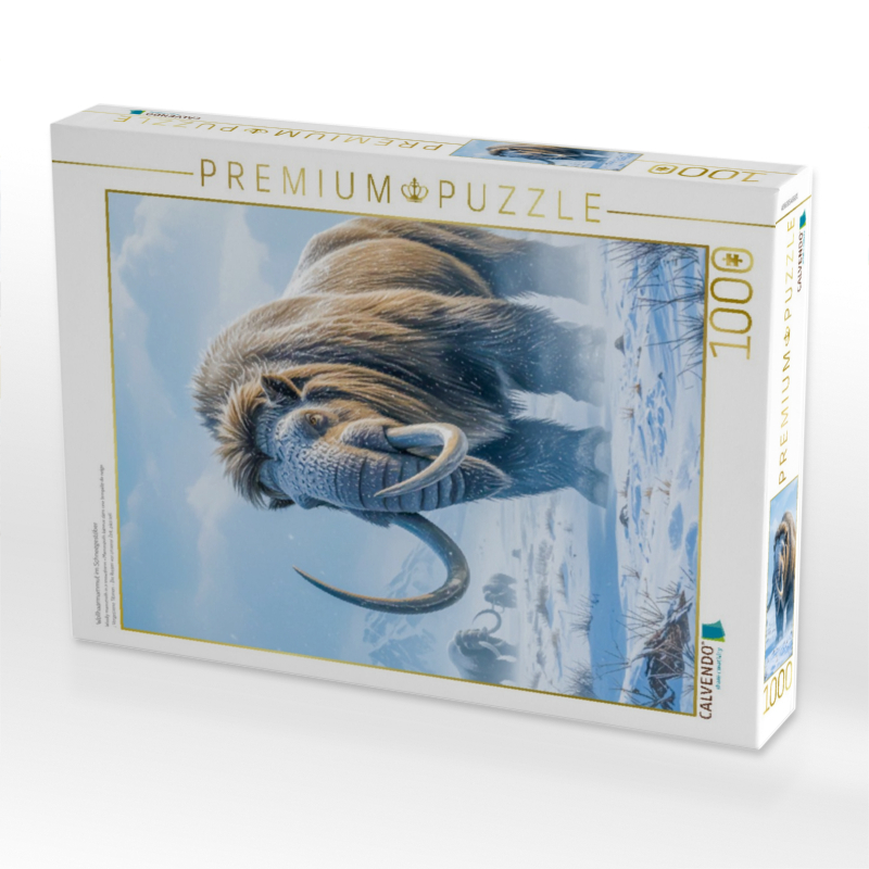 Wollhaarmammut im Schneegestöber