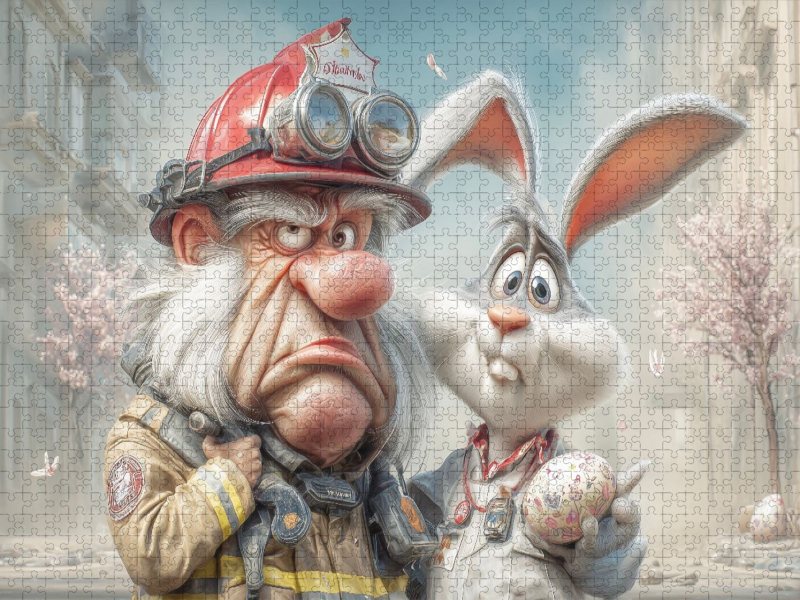 Tatütata, der Hase ist da!