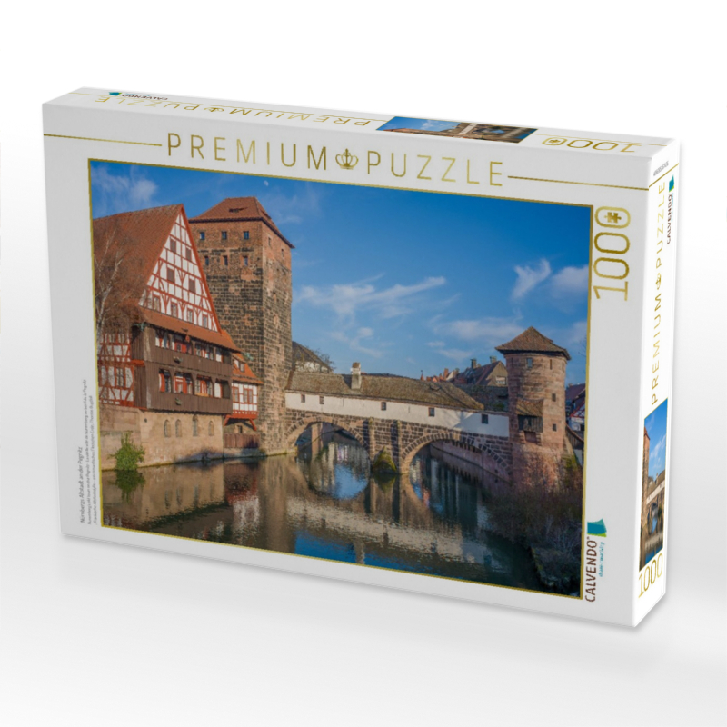 Nürnbergs Altstadt an der Pegnitz