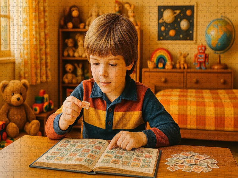 Der kleine Briefmarkensammler