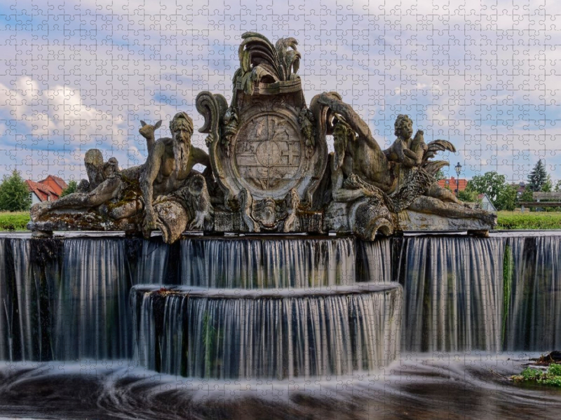 Brunnen vor dem Schloss Ludwigslust