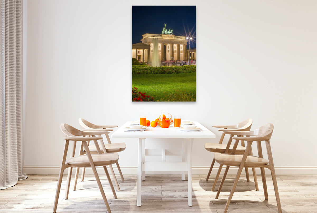 Berlin - Brandenburger Tor bei Nacht