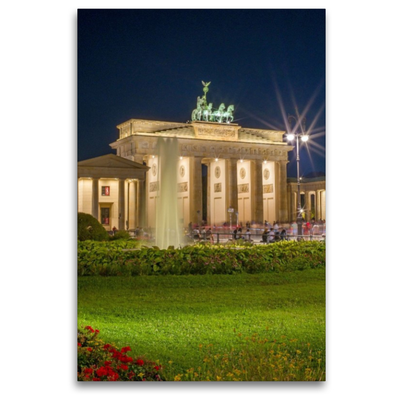 Berlin - Brandenburger Tor bei Nacht