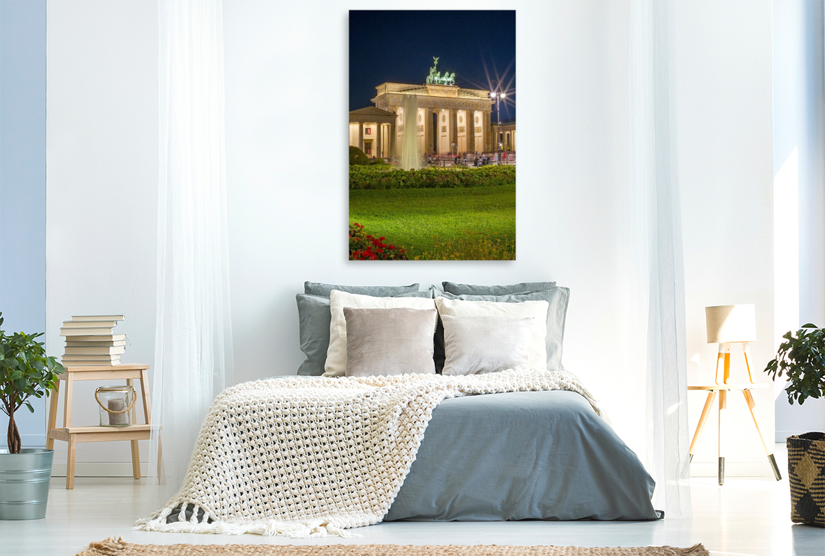 Berlin - Brandenburger Tor bei Nacht