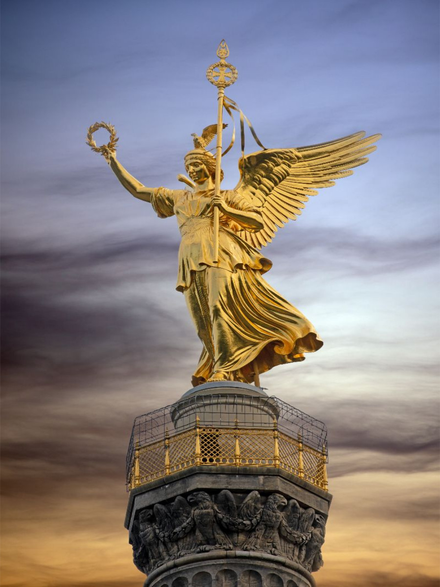 Berlin - Goldelse auf der Siegessäule