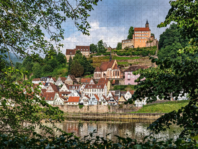 Blick auf Hirschhorn