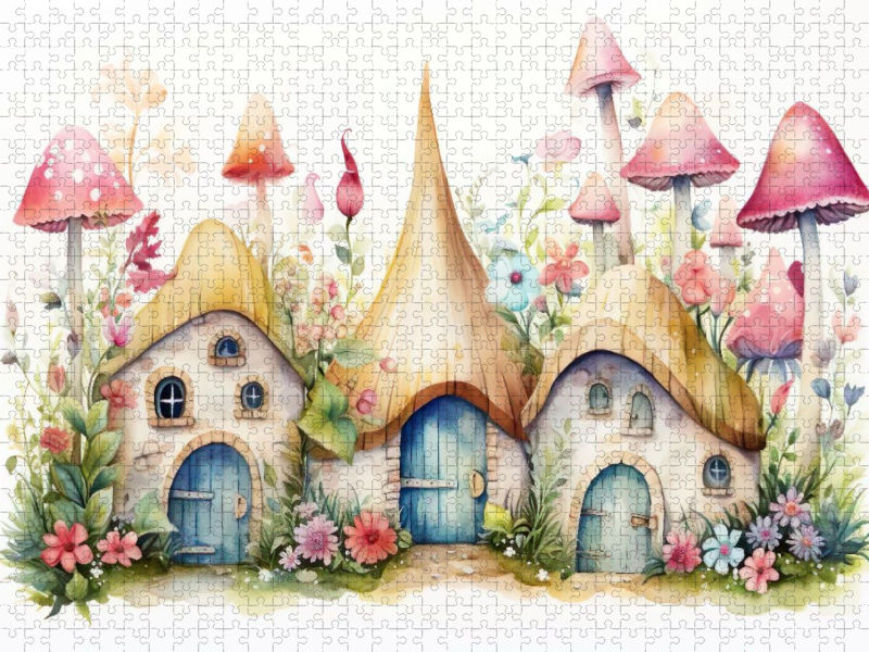 Bunte Feenbehausungen