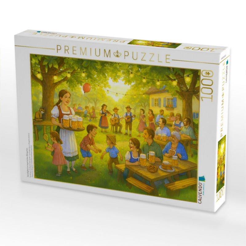 Geselligkeit im bayerischen Biergarten