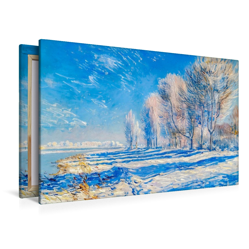 Wintermorgen an der Havel im impressionistischen Stil