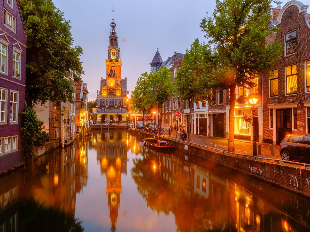 Alkmaar zur Blauen Stunde