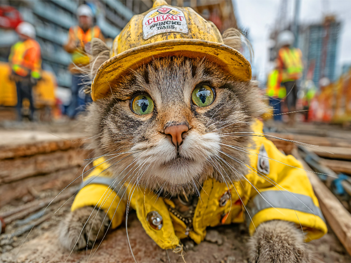 Arbeits Katze