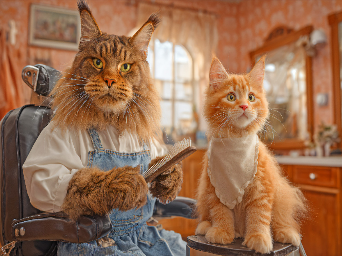 Frisör Katze