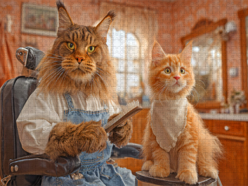 Frisör Katze