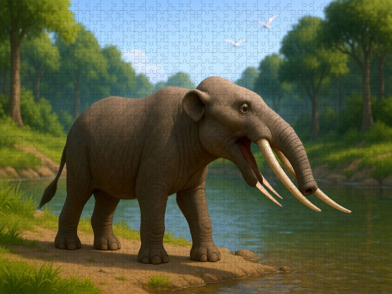 Gomphotherium - ausgestorbene Urtiere