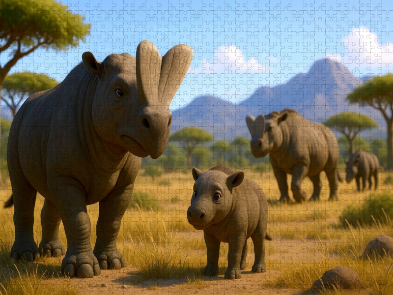 Embolotherium - ausgestorbene Urtiere