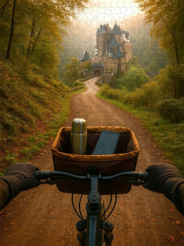 Burg Eltz Rheinland Pfalz mit dem Fahrrad