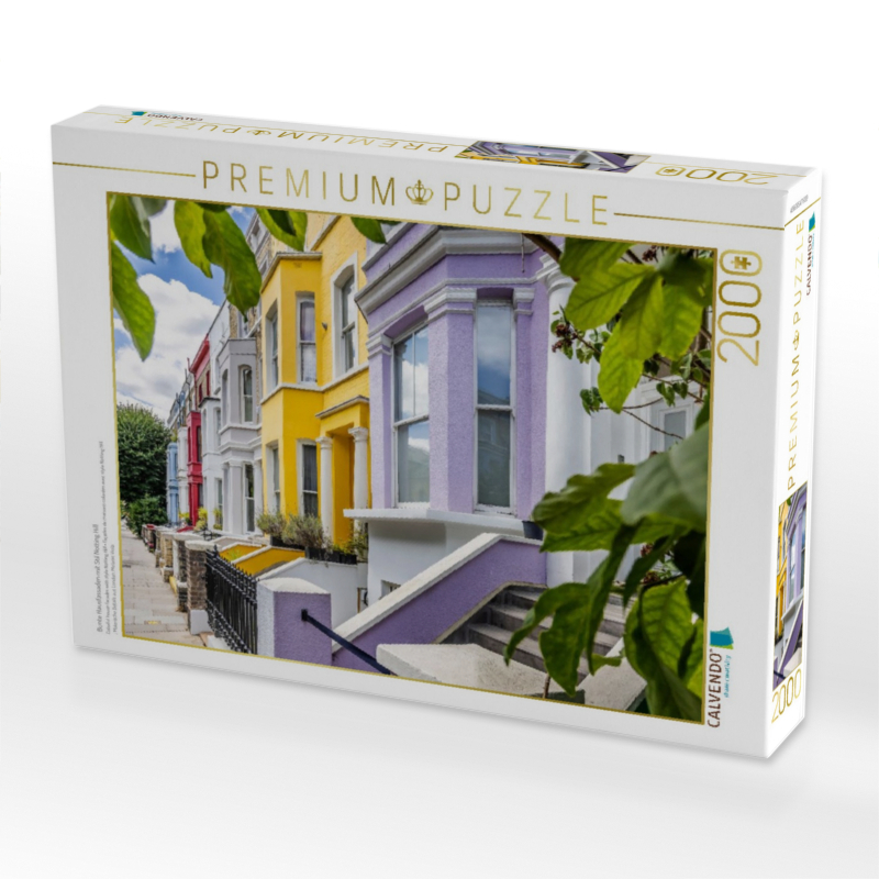 Bunte Hausfassaden mit Stil Notting Hill