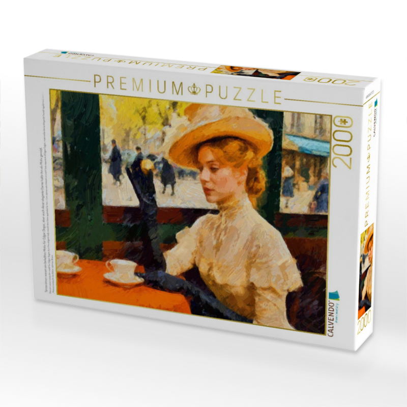 Tänzerinnen waren ein beliebtes Motiv für Edgar Degas, aber auch diese elegante Dame hätte ihn als Motiv gereizt.