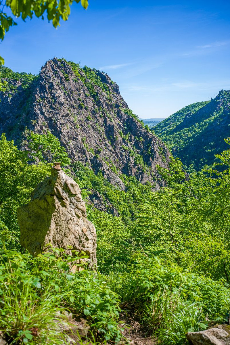 Bodetal - Blick zur Roßtrappe