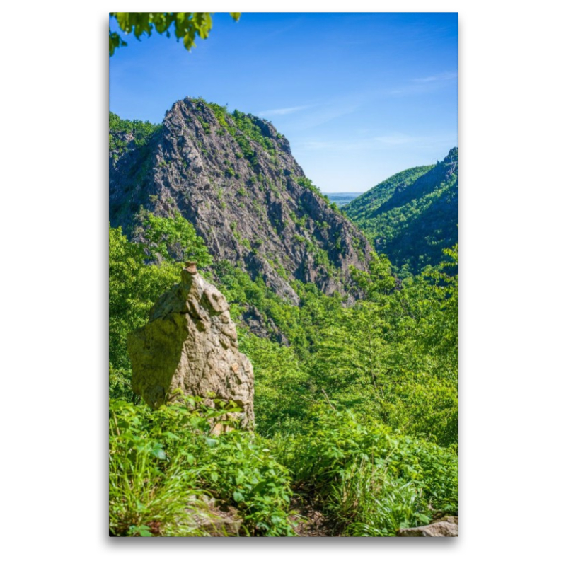 Bodetal - Blick zur Roßtrappe