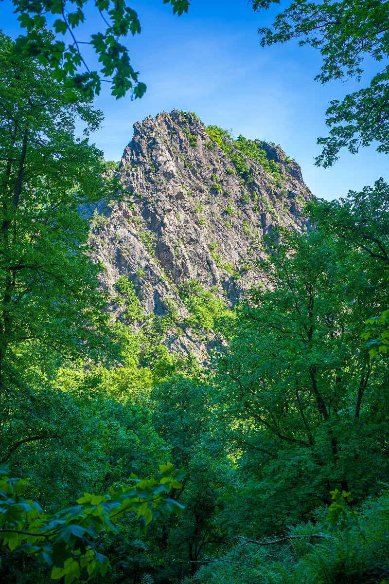 Bodetal - Blick zur Roßtrappe