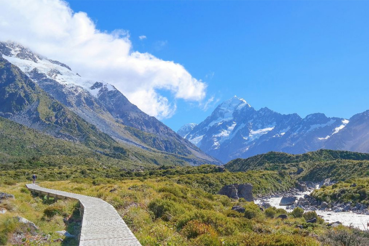 Mount-Cook-National Park, Hooker Valley Track
