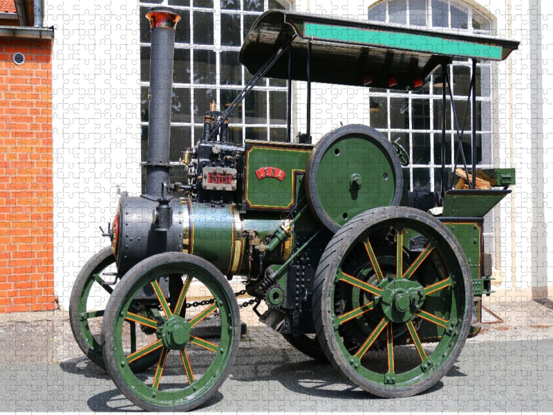 Dampftraktor Lena von Wallis u. Steevens, Hampshire, GB, Fabriknummer 2811, Baujahr 1905, Gewicht 3 t.