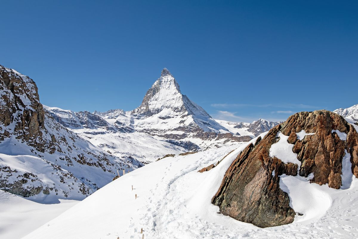 Alpenpanorama mit Matterhorn