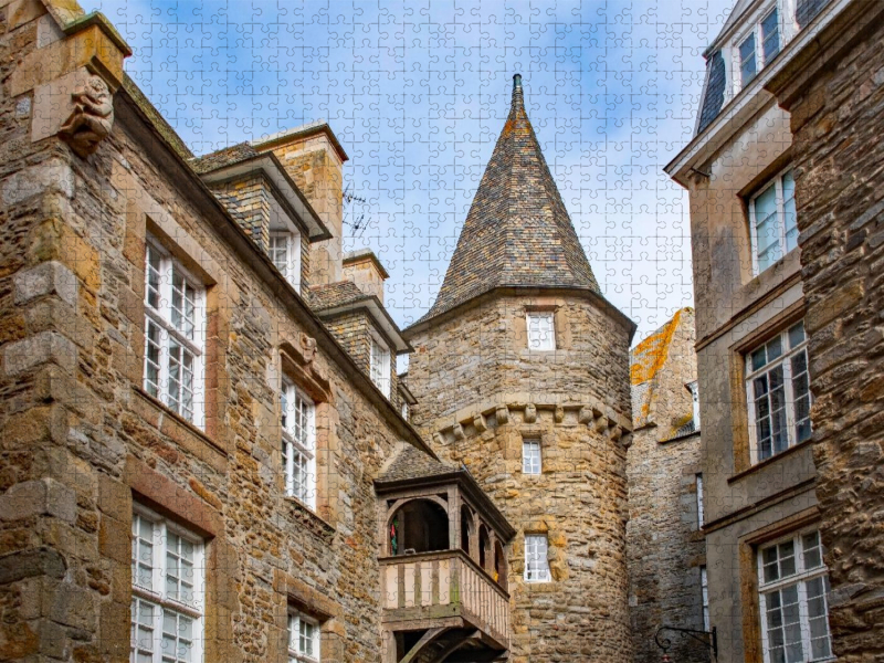 Haus der Herzogin Anne, Saint Malo, Bretagne, Frankreich