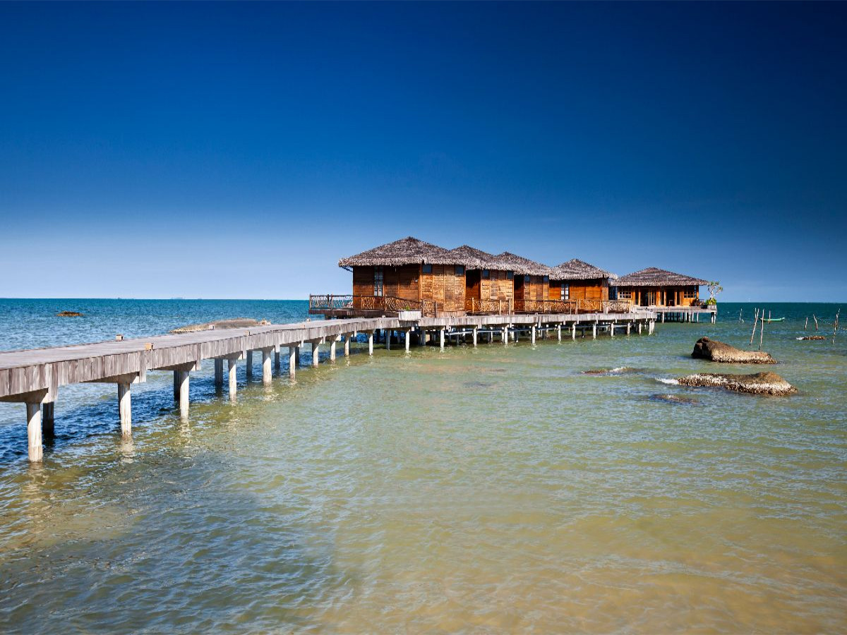 Bungalows des Rocks Beach Boutique Resort, Insel Phu Quoc, Phu Quoc, Vietnam, Asien
