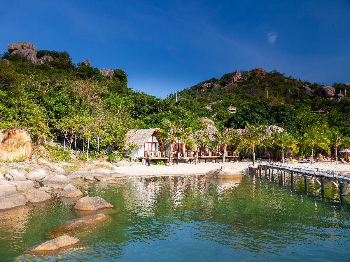 Strand von Sao Bien, Provinz Ninh Thuan, Vietnam, Asien