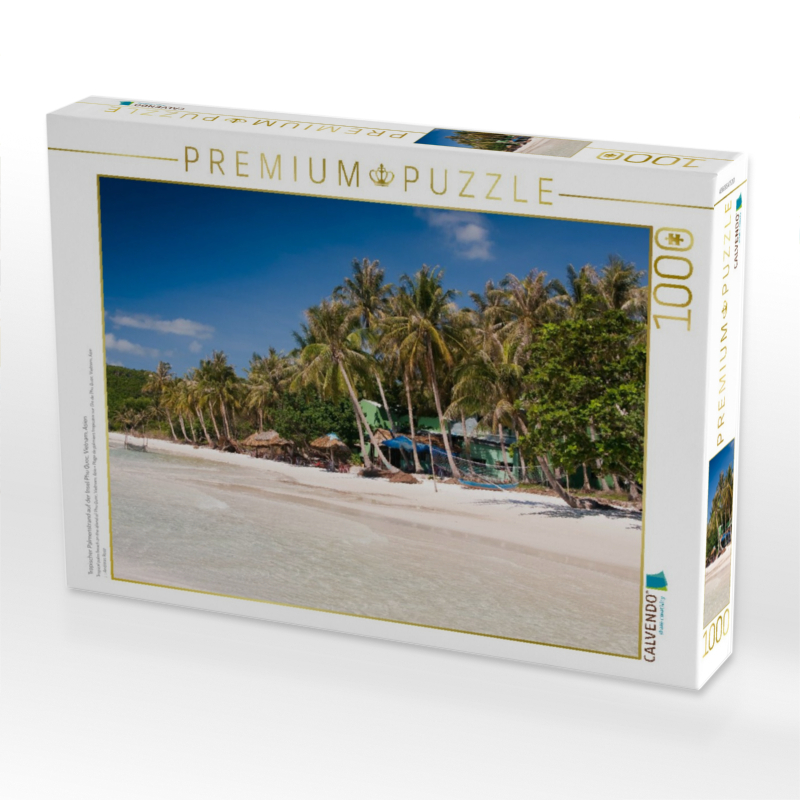 Tropischer Palmenstrand auf der Insel Phu Quoc, Vietnam, Asien